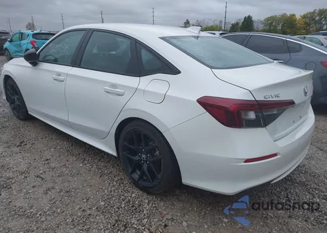 2025 Honda Civic Sport z USA, uszkodzony, nr VIN 2HGFE2F54SH553342